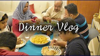 Dinner Vlog with my Moms special dish  Stuffed Pita Bread  Momtastic by Shamsheera [upl. by Laekcim]