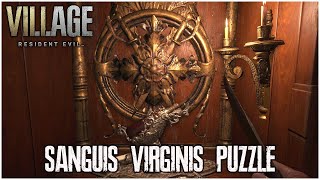 Resident Evil Village  Sanguis Virginis Puzzle  Courtyard Key [upl. by Anitsyrc]