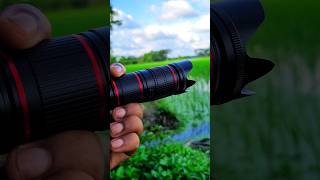 Telephoto lens for smartphonephotography automobile dslr zoomlens mobilecameralens [upl. by Airamalegna]