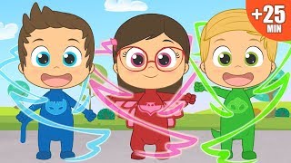 PJ Masks  Song Compilation with Catboy Owlette and Gekko  Learning through Singing and Dancing [upl. by Lee15]