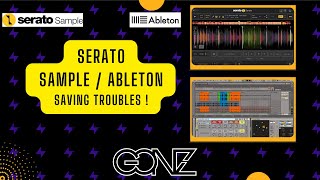 Serato Sample Collect all in Save in Ableton issues and help seratosample [upl. by Arodnap]