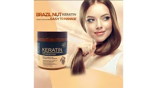 Review of Brazil Nut Keratin Hair Mask  How to use  Feedback of keratin mask  missyoutuber0808 [upl. by Eladnek]