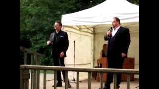 Mark Llewelyn Evans amp Wynne Evans  Gendarmes Duet [upl. by Ahsiym]