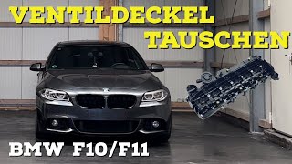 BMW F10F11 530d Ventildeckel tauschen N57 535d 330d 335d 430d 435d 640d 730d 740d [upl. by Ahsela45]