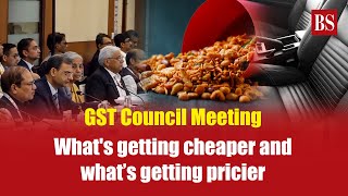 54th GST Council Meeting highlights Whats getting cheaper and what’s getting pricier [upl. by Anirahs]