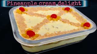 🍍Pineapple cream delight recipe in malayalam [upl. by Ailin926]