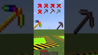 Acid Resistance vs Pickaxe Strength shorts minecraft meme [upl. by Enilamme]