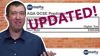 UPDATED AQA Higher Nov 2024 Predicted Maths GCSE Paper 2 Calculator Calculator Exam 83002H [upl. by Narret229]