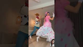 JasminandJames disney cosplay halloween disneyland encanto funny trend shortsfeed [upl. by Rudich]