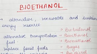 Biofuel Bio Ethanol [upl. by Welbie972]