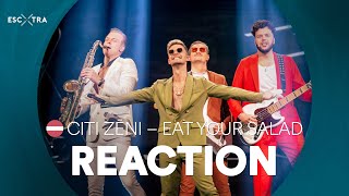 REACTION Citi Zēni  Eat Your Salad Latvia 2022  ESCXTRA [upl. by Marney]