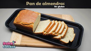 Pan de almendras Sin GLUTEN saludable y delicioso [upl. by Sopher273]