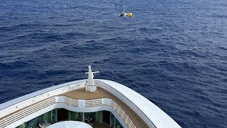 Disney Cruise ship rescues 4 people off sinking catamaran in Bermuda [upl. by Ynoble205]