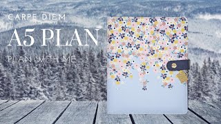 DECEMBER SETUPCARPE DIEM A5 PLANNER [upl. by Rochelle]