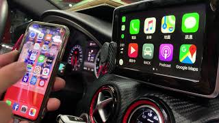 賓士 NTG 45 原車螢幕升級 CARPLAY W212 W176 W 117 W156 CLA GLA A C [upl. by Piderit]