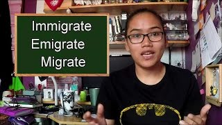 Homonym Horrors Immigrate Emigrate Migrate  Civil Service Exam Review [upl. by Gault]