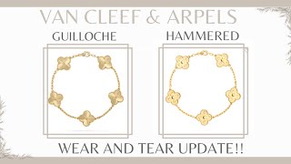 Van Cleef amp Arpels Guilloche amp Hammered Wear and Tear Update [upl. by Ennaeus]