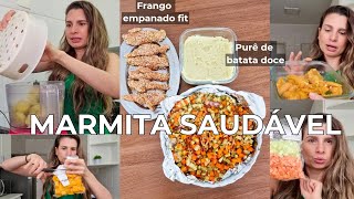 MARMITA FITNESS PARA SEMANA  Cardápio para EMAGRECER com REEDUCAÇÃO ALIMENTAR  Comida simples [upl. by Notecnirp]