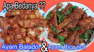 Resep Ayam Balado amp Ayam Rica rica Terenak Bikin ketagihan Apa Bedanya Ayam Balado amp Ayam Rica rica [upl. by Potts]