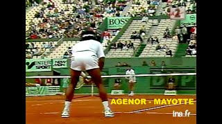 Ronald Agenor vs Tim Mayotte  36 75 57 75 62 French Open 1989 [upl. by Wurtz237]