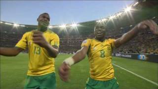 South AfricaMexico Macarena goal celebration Tshabalala [upl. by Airekahs]