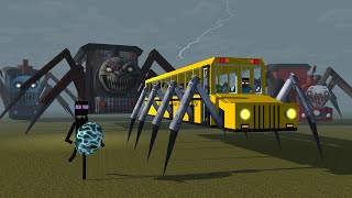 Mobs Life  CHOO CHOO CHARLES GIANT BOSS amp CURSED THOMAS APOCALYPSE  Animation [upl. by Cleti]