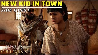 New Kid in Town  Walkthrough  Temple Location amp Investigation  Assassins Creed Origins [upl. by Joaquin]