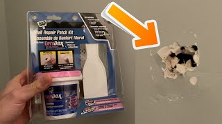 How To Use DAP Wall Repair Patch Kit with DryDex Spackling [upl. by Chabot808]