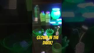 I found more uranium glass antiquemall urainium vintage glass sidehustle shortsfeed [upl. by Sukram459]