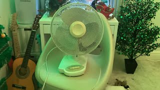 Goldair 12” desk fan after cleaning [upl. by Noiemad]