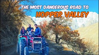 Most Dangerous Road to Hoper Valley  Driving on mountains  WithWaqas [upl. by Sedlik]