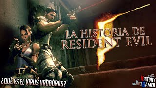 HISTORIA de Resident Evil 5 🧑🏿│ La muerte de Jill Valentine VIRUS UROBOROS [upl. by Aierbma]