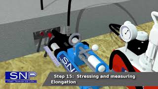 Posttensioned slab procedure [upl. by Asyar]