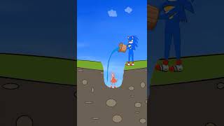 Sonic the hedgehog monster Sonic funny helping story sonic hedgehog monster story funny [upl. by Philbert]