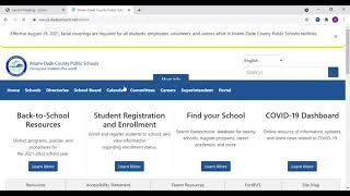 Accessing Student Portal  MDCPS [upl. by Salkcin]