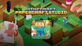 Minecraft Papercraft Studio  Now with EasyCraft [upl. by Asirem]