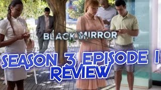 Black Mirror 3x1  quotNosedivequot  REACTION [upl. by Ydurt]