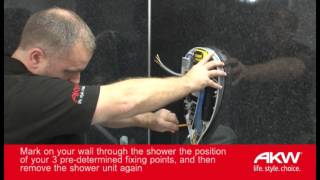 AKW Luda S Electric Care Shower installation video [upl. by Inaliel]