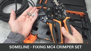 Fixing amp Reviewing SOMELINE MC4 Solar Connector Crimping Tool Kit  Essential for Solar Projects [upl. by Malarkey723]