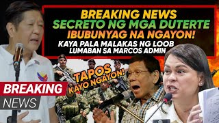 HETO NA MARCOS JR KELANGAN MAG HANDA NABOKING NA ANG PLANO NG MGA DUTERTE [upl. by Ocirederf]