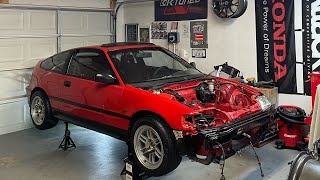 BUILDING MY 1991 HONDA CRX Si  BUILD SERIES EPISODE 01 [upl. by Idnas]