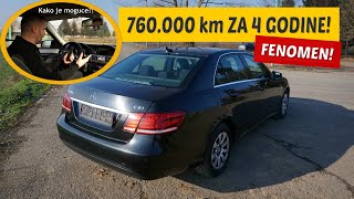 760000 km za 4 godine Mercedes E200 CDI 2015 English Subtitles [upl. by Malet]