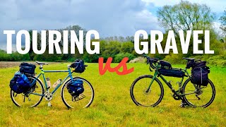 Touring Bike vs Gravel Bike  Which is best for bikepacking [upl. by Ttayw]