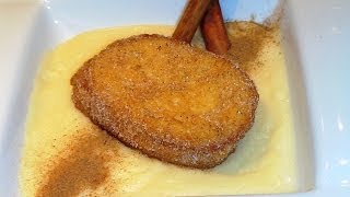 Receta Torrijas y Natillas  Recetas de cocina paso a paso tutorial Loli Domínguez  Semana Santa [upl. by Allain]