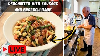 Orechiette with Sausage and Broccoli Rabe by Pasquale Sciarappa [upl. by Darsey]