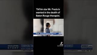 Tiktok star Mr Prada is wanted in the murder of therapist MrPrada Therapist MurderNews TikTok [upl. by So935]