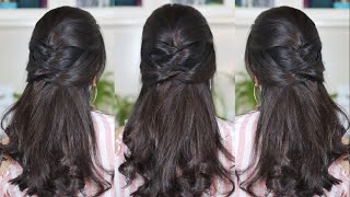 Quick amp Easy 2 Minute Hairstyle  Simple amp Cute Hairstyles for Medium Hair  Femirelle Hairstyle [upl. by Lowry576]