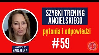 Szybki Trening Angielskiego  Pytania I Odpowiedzi  meeting 59 [upl. by Radloff]