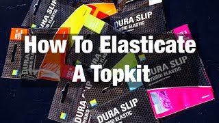 How to elasticate a top kit using the new dura slip hybrid elastic [upl. by Dhu]