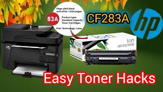 How to Toner Cartridge Refill Hp printers  improve print quailty  Toner Hacks [upl. by Nemsaj]